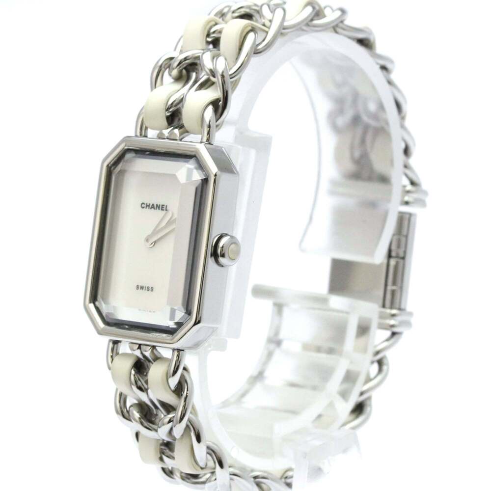 Chanel Premiere Rock Quartz Stainless Steel and Leather 20